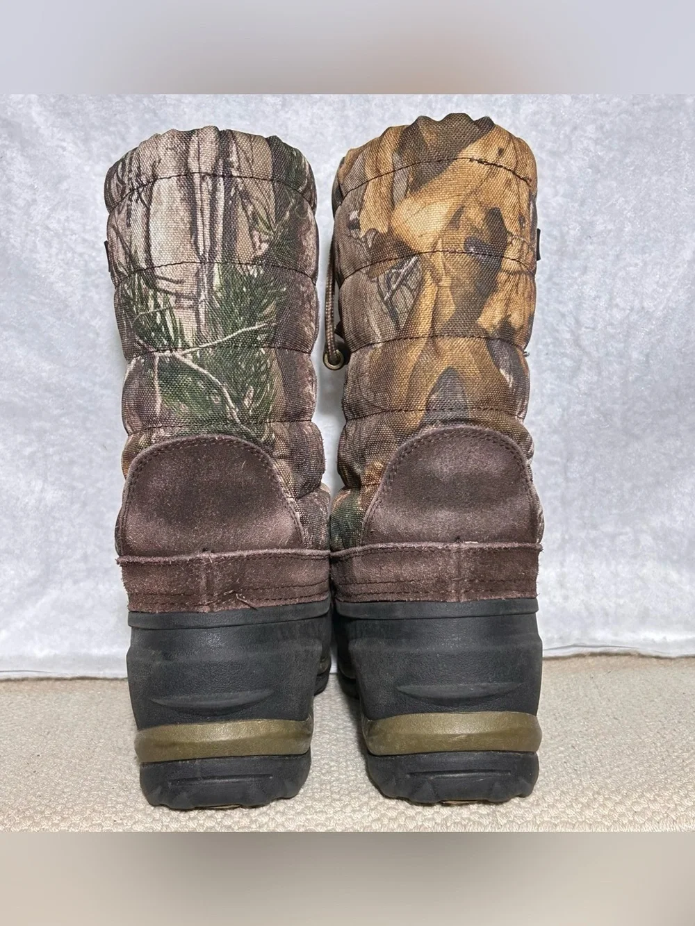 Ranger Big Kids Tundra II Camo 400g Insulated Waterproof Winter Snow Boots SZ 4